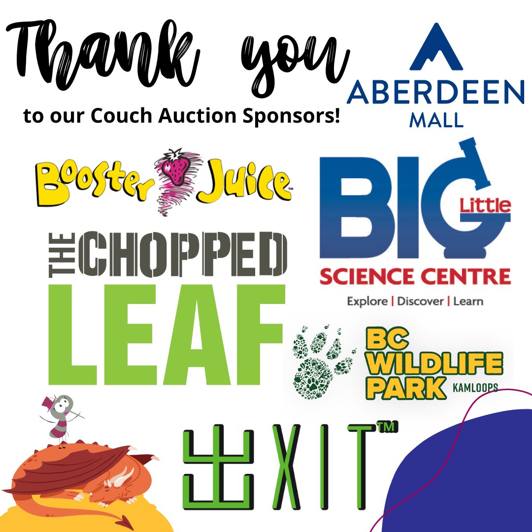 proXtheatre's tweet photo. We are so fortunate to have such a wonderful and generous community here in Kamloops! 👏 A big thank you goes out to our wonderful couch auction sponsors! 🥰

Each of them donated prizes and helped us fundraise for next year's Theatre Under the Trees festival! 🎭 Thanks Kamloops! https://t.co/MgmjGVKsIh