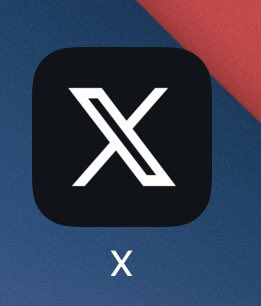 Xに変わる直前
鳥とXのコラボ