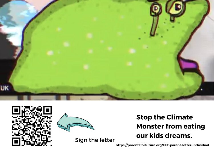 LeanneBrummell's tweet photo. @DavidPocock Thank you from kids everywhere @parents4futureG @OurKidsClimate @Warriormomsin It’s time to put #KidsFirst and stop the #ClimateMonster eating our kids dreams. We need to change his diet to renewables so he becomes our kids friend. https://t.co/H8QK7QLc2R