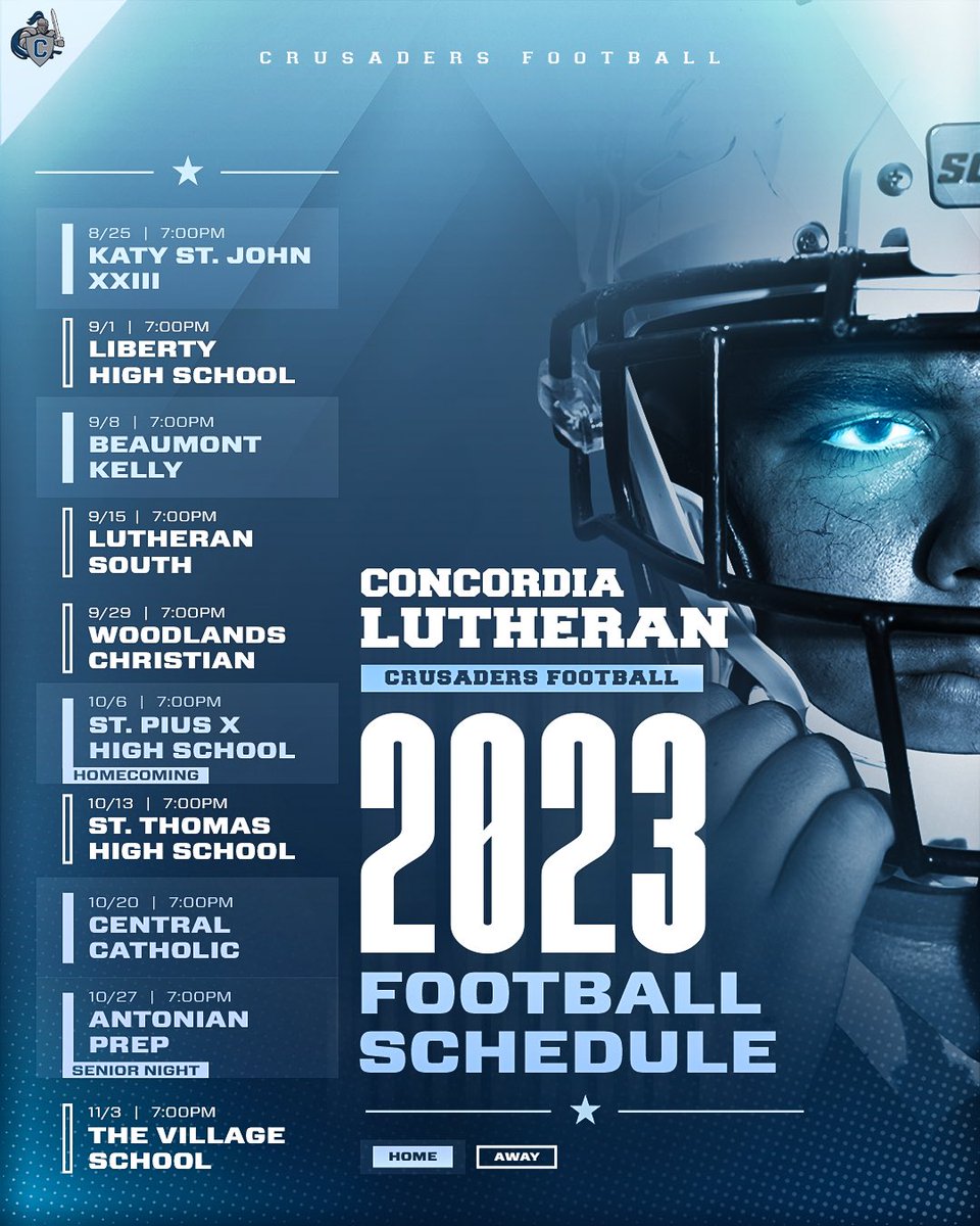 clhstxathletics's tweet photo. The 2023 football schedule is out and we’re pumped for the upcoming season!!! 🏈 #SaderNation https://t.co/baTd7QGfoe