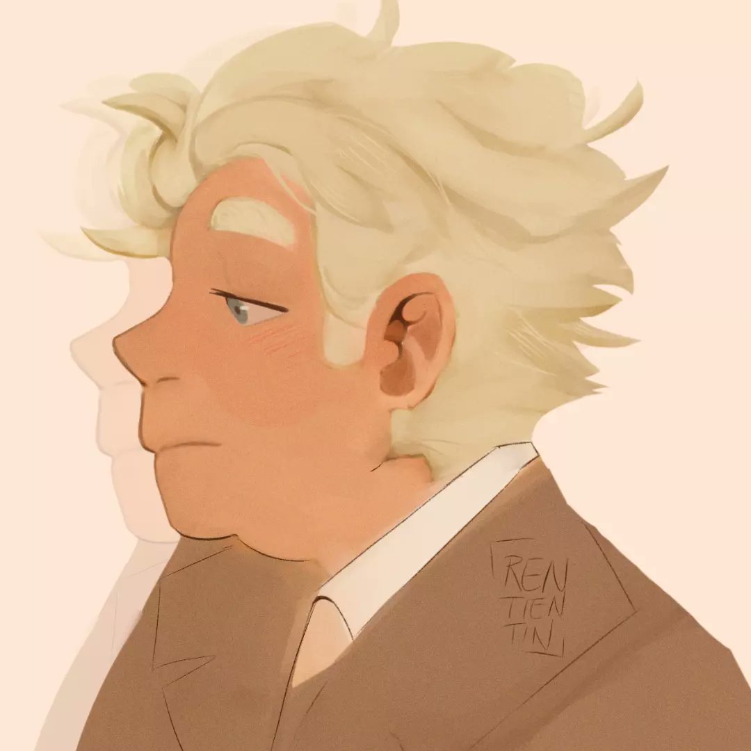 rentientin's tweet photo. doodle from insta #GoodOmensS2 #GoodOmensFanArt #GoodOmen2 https://t.co/phgV9o0LCq