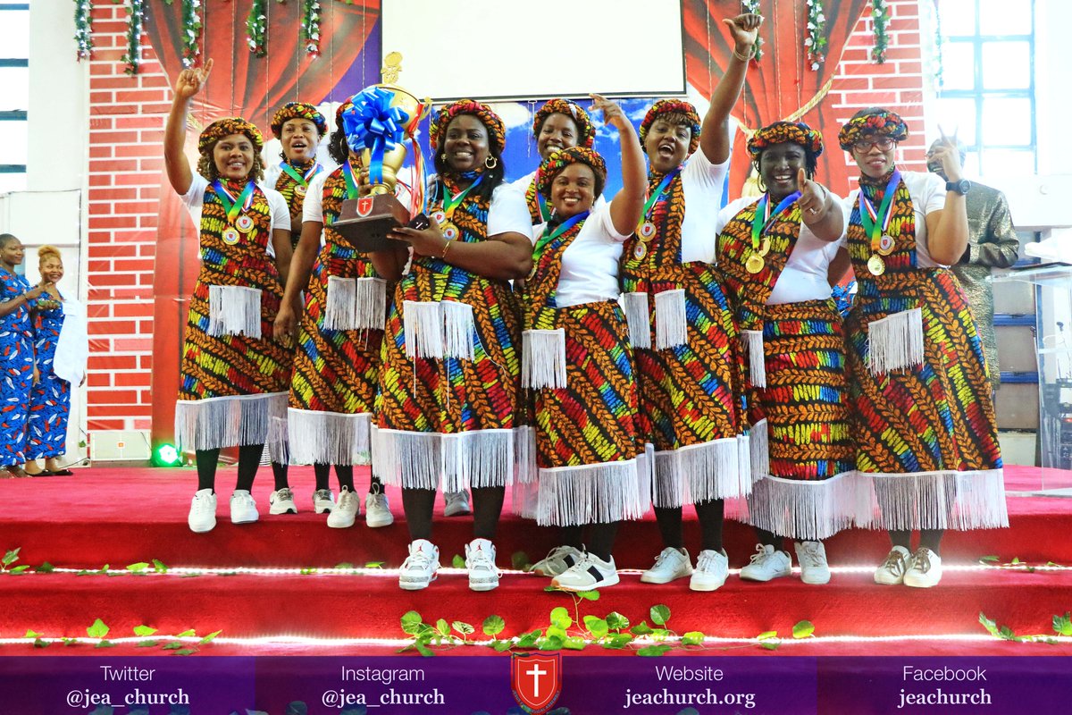 theJEAChurch's tweet image. The Good Women after being announced as the winner of the Unity Service 2023
Big congrats to the Good Women

#JeaChurch
#UnityService
#UnityService2023
#OurYearOfVeryGoodNews
#RevDavidEsosaIzeiyamu
