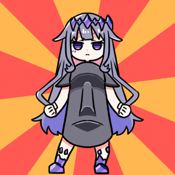 #bijouwled  デビューのときに出てきたモアイのハネ毛?が肩アーマーに見えたので