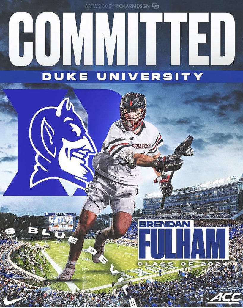 Congratulations to 2024 defenseman Brendan Fulham (St. Sebastian’s) on his commitment to Duke!