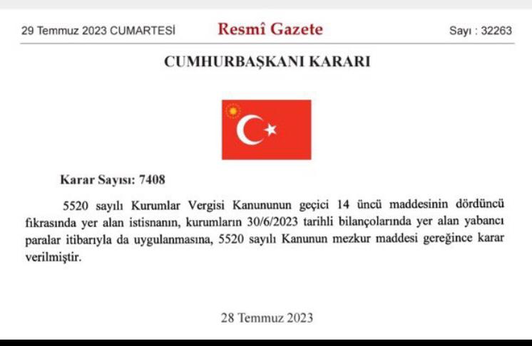 CANINIZ SIKILACAK AMA, YAPACAK BİR ŞEY YOK, SONUNA KADAR OKUYUN DERİM...
1-
Aşağıda Cumhubaşkanlığınca yayınlanmış olan 7408 Sayılı Kararı okuduğunuzda hiç bir şey anlaşılamıyor değil mi? Durun biz size bu kararın ne anlama geldiğini elimizden geldiğince ifade etmeye çalışalım.
+