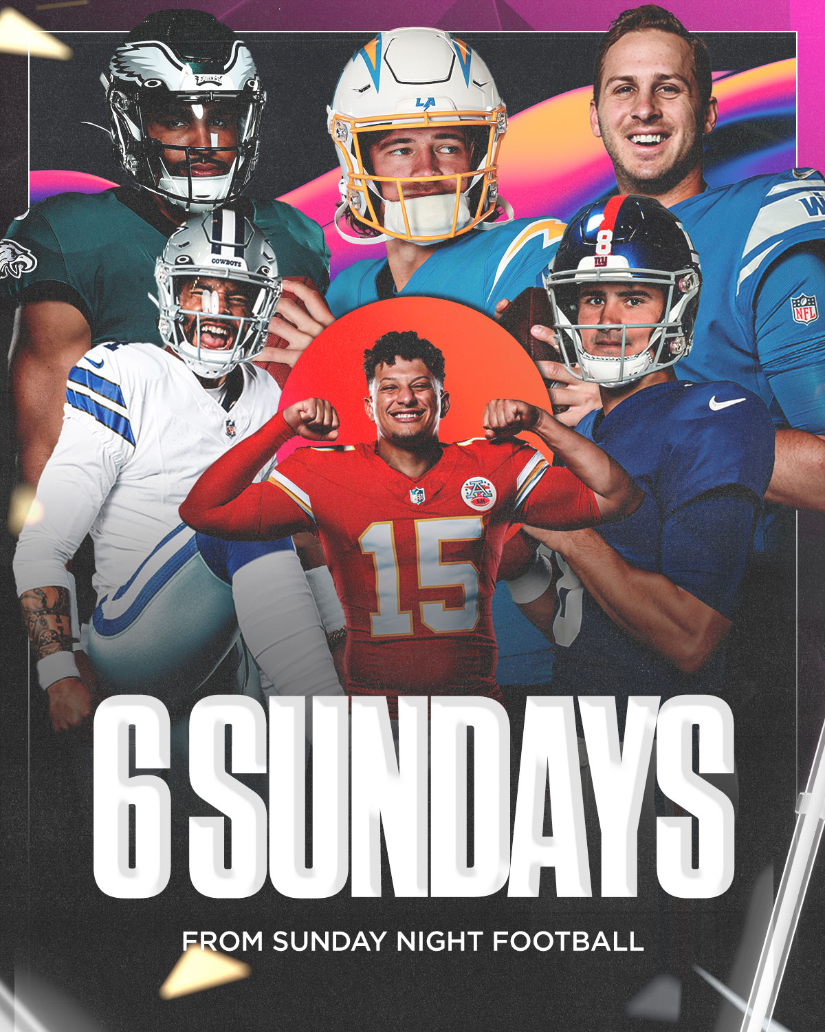 Sunday Night Football on NBC on X: 'At this time in just 6 Sundays 
