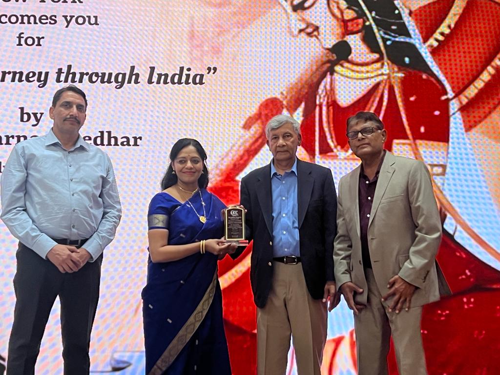 GIOFranceParis's tweet photo. Congrats to Aparna Sreedhar, Cultural Ambassador of GIO France for her outstanding performance at the Consulate General India in New York. Thanks to Amb. @randhir_jk , Consul General of India in NYK for his full support &amp; A.Ramsaran
@IndiainNewYork @JawedAshraf5 @IndiaembFrance https://t.co/DnecaI2w1Z