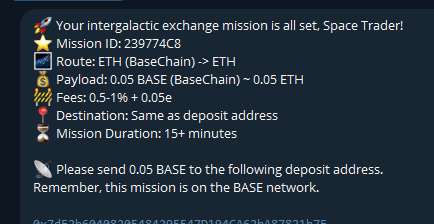 CryptoTHFC's tweet photo. i just tested the @SpaceBridgeBot BASE to ETH bridge

it worked! the bridge is officially live.

you can now bridge back from BASE to ETH on the $XFER bridge! https://t.co/N0KUdwuhon