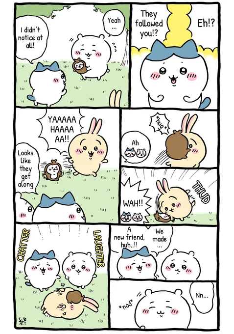 🤝
#Chiikawa 