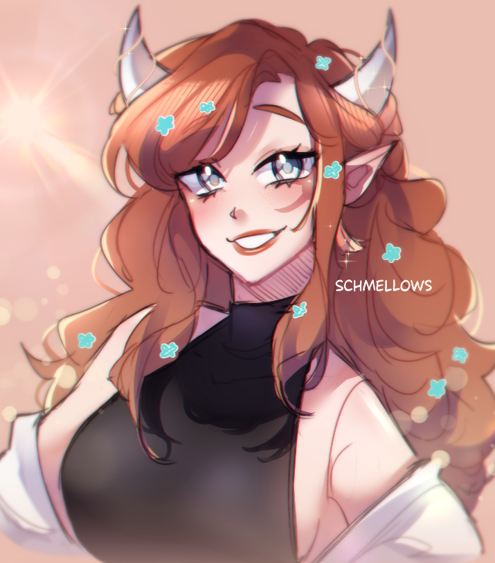schmellows's tweet photo. Drew a cutie for @KimaiiChan 🩵 https://t.co/GO5FWoq0Cs