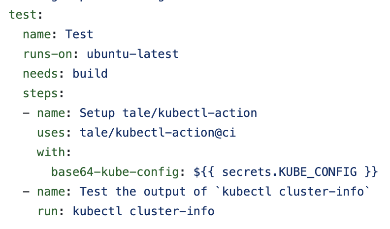 For anyone using Kubernetes and wanting to automate their CI workflow. Check out github.com/tale/kubectl-a…. It's a generic system that can set up kubectl for you using any kubeconfig.

It works with any credential manager (such as AWS) that can generate a kubeconfig for you!