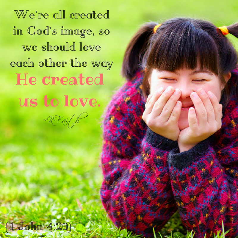 GoFaithstrong's tweet photo. We're all created in God's image, so we should love each other the way He created us to love. ~KFaith https://t.co/BsBkcmQitd