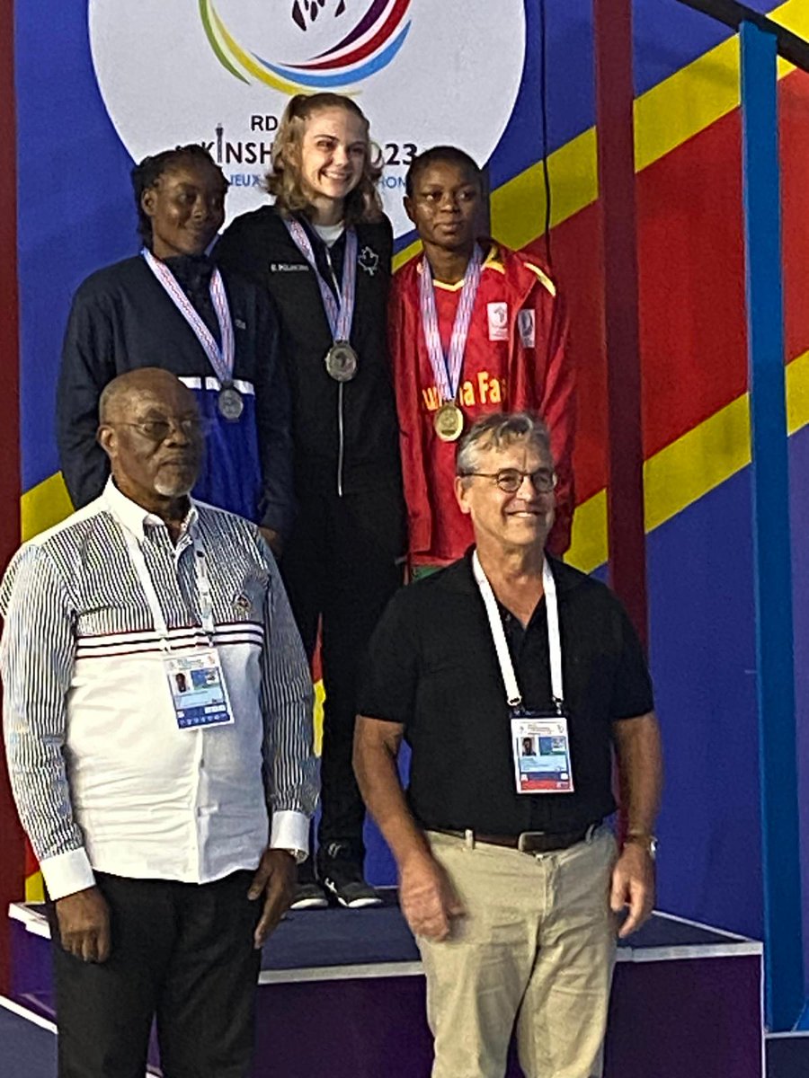 Médaille d'Or 🥇
Canada 🇨🇦

Aleah Nickel 
Lutte femme (62kg)

 @kinshasa2023 
#JeuxFranco #Kinshasa2023 #EquipeCanada #JeuxDeLaFrancophonie