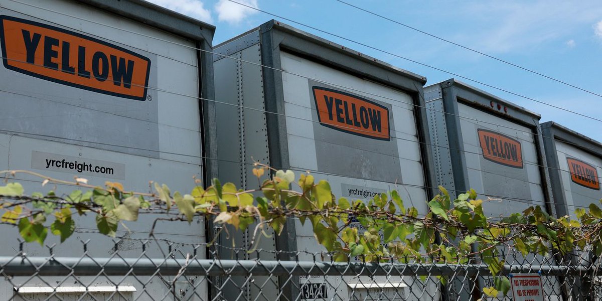 ForksTalk Newswatch: : Debt-ridden trucking giant Yellow reportedly shuts down: Yellow Corp., one of the largest trucking companies in the country, shut down Sunday as it prepares to file for bankruptcy, the Wall Street Journal reported. dlvr.it/SsymSM