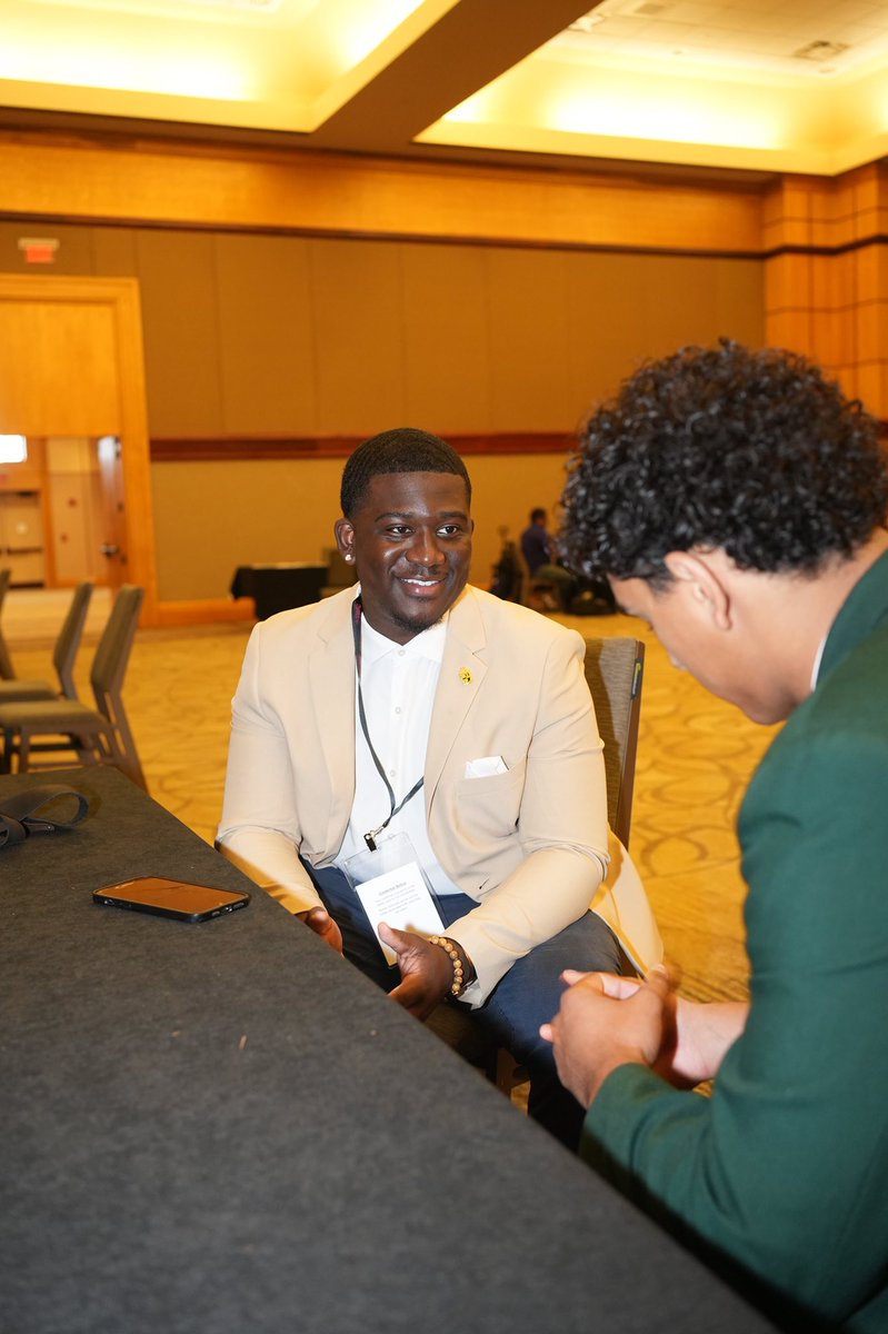 3peatgee's tweet photo. *LATE POST*

I enjoyed my first #SWAC Football Media Day. Got in some good coverage and met some great student-athletes, coaches, and journalists as we continue the push to level the playing field for #HBCU’s.

Season 2 of covering #FAMU Rattlers football loading…🏈👨🏿‍💻 https://t.co/5eeyCe7OaE