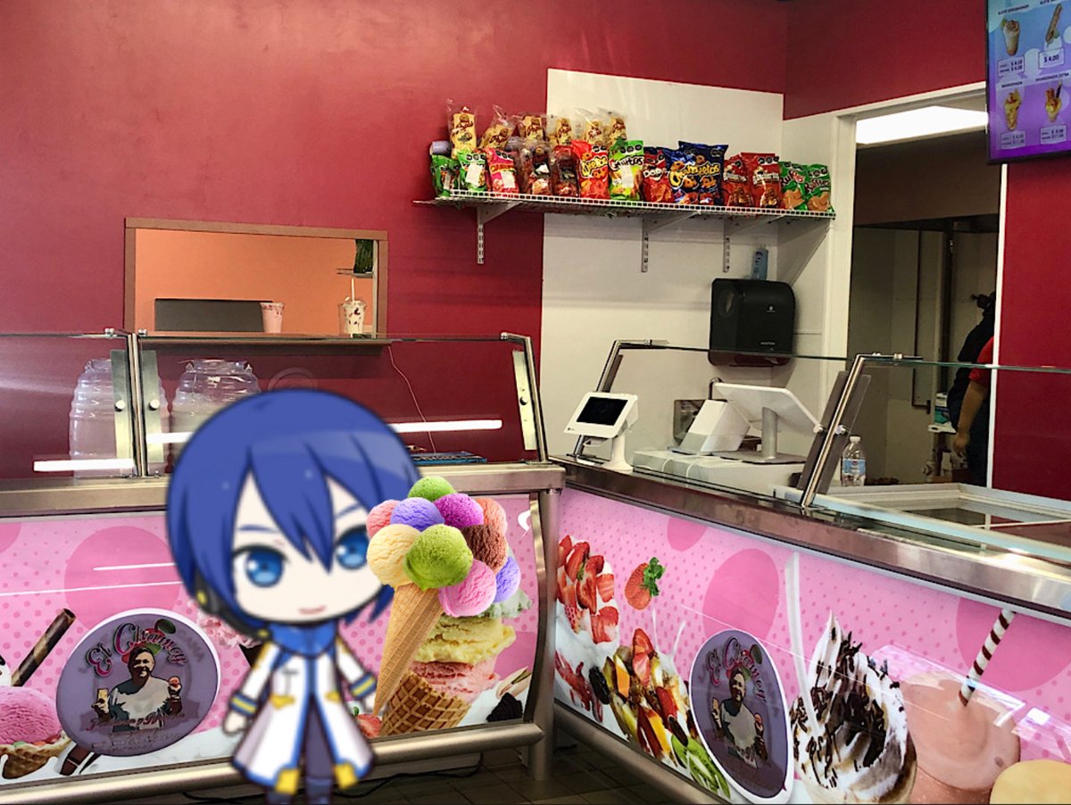 EmikoCool's tweet photo. I bought your son ice cream and he seems very happy (@fuganaoto) https://t.co/FCug0945MU
