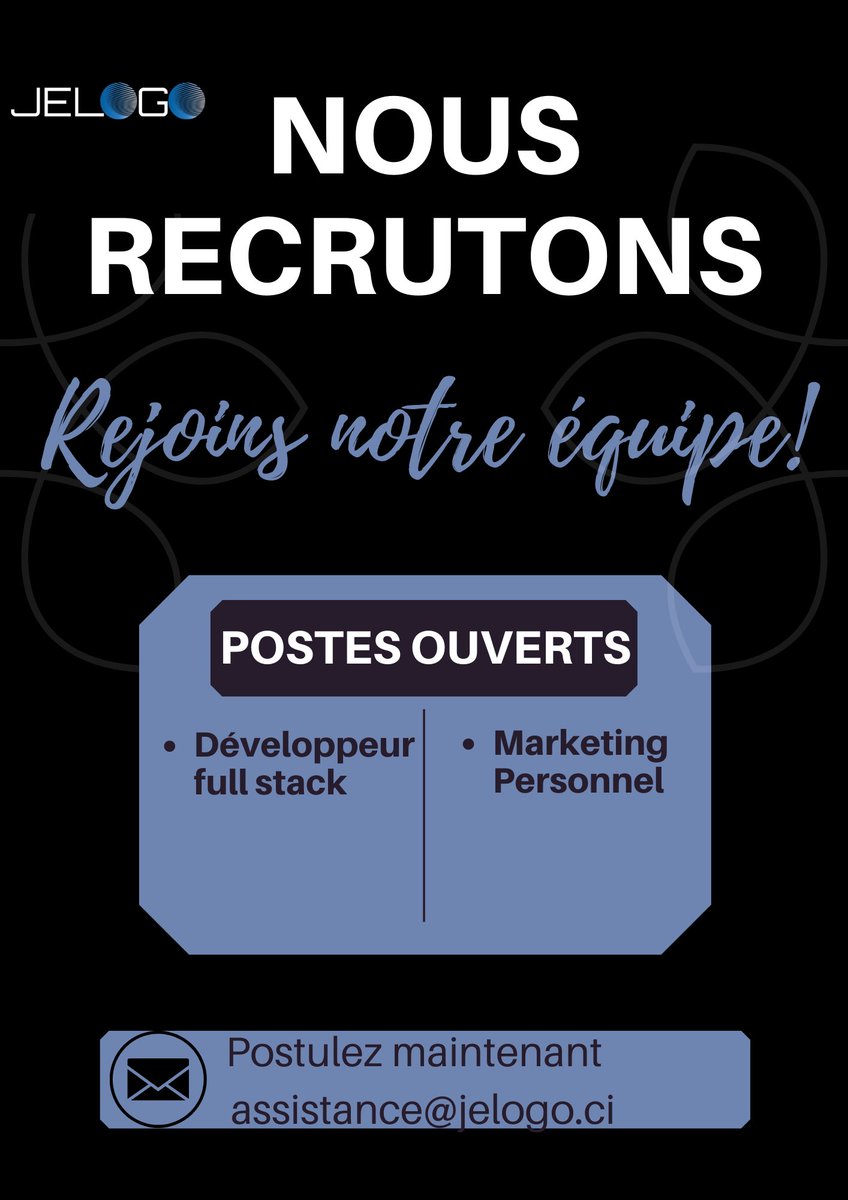 JELOGO_CI's tweet photo. Rejoignez-nous maintenant ! https://t.co/510qA3FmFj