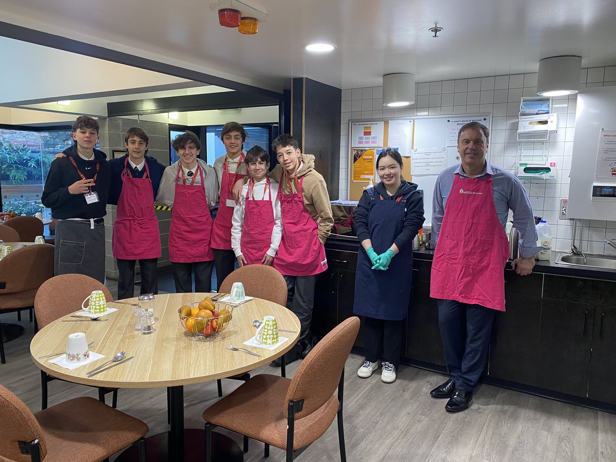 The wonderful team at St Mary’s House of Welcome in Fitzroy provide important homelessness services day in, day out. Great to pop in today and meet some of the volunteers including <a href="/SKCToorak/">St Kevin's College</a> staff &amp; students serving breakfast