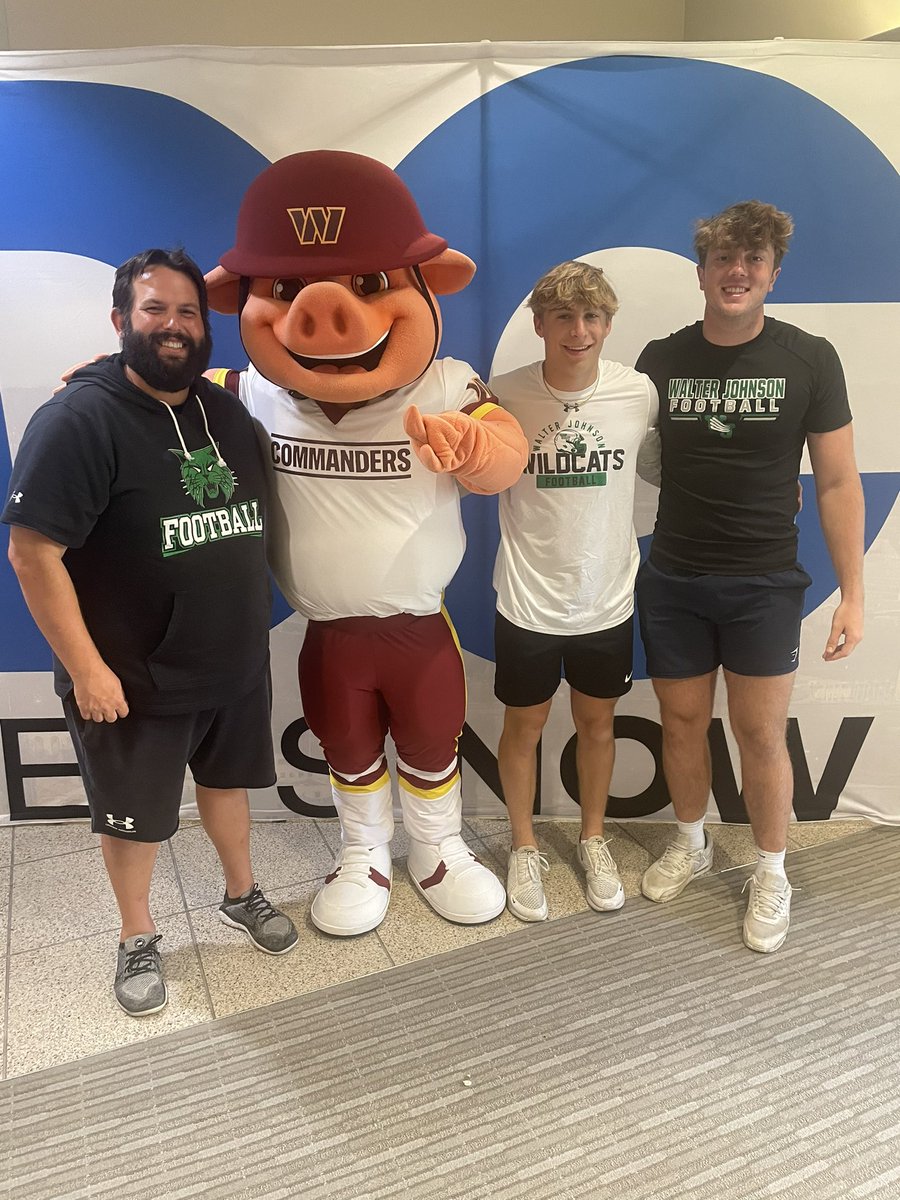 WJHS_FBall's tweet photo. Made a trip to DC today… @DCNewsNow High School Football Media day, Go Cats! #Katterna #GoCats! @DylanMinnick2 @nickzampardi12 https://t.co/J5Qvg6I5GW