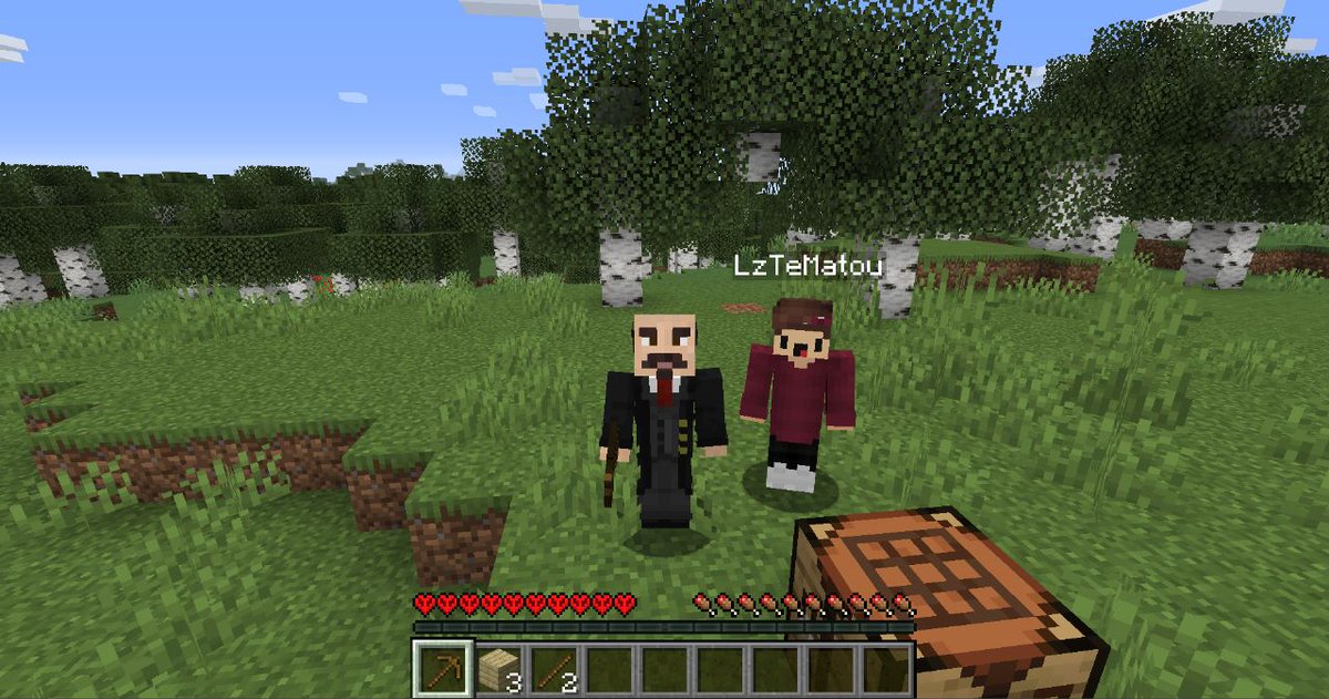 zpsngml's tweet photo. SIMPLESMENTE ZERAMOS O MINE NO HARDCORE @thththalles
#Minecraft #HARDCORE #ggeasy ## https://t.co/xYuoXDTEFv