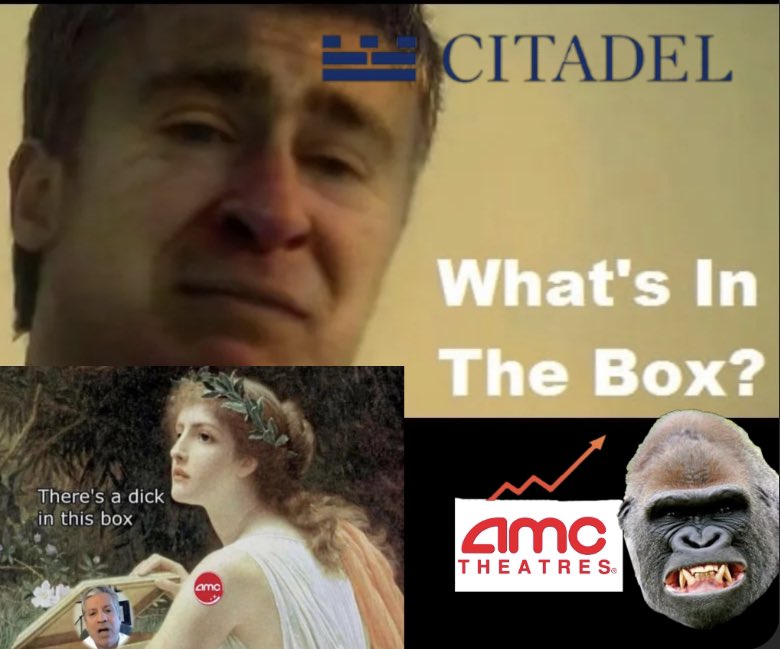 AgedMercury's tweet photo. #CHOKEonTHAT #ApesNotLeaving #AMC $APE #DickInTheBox https://t.co/Y23CyUpXh9