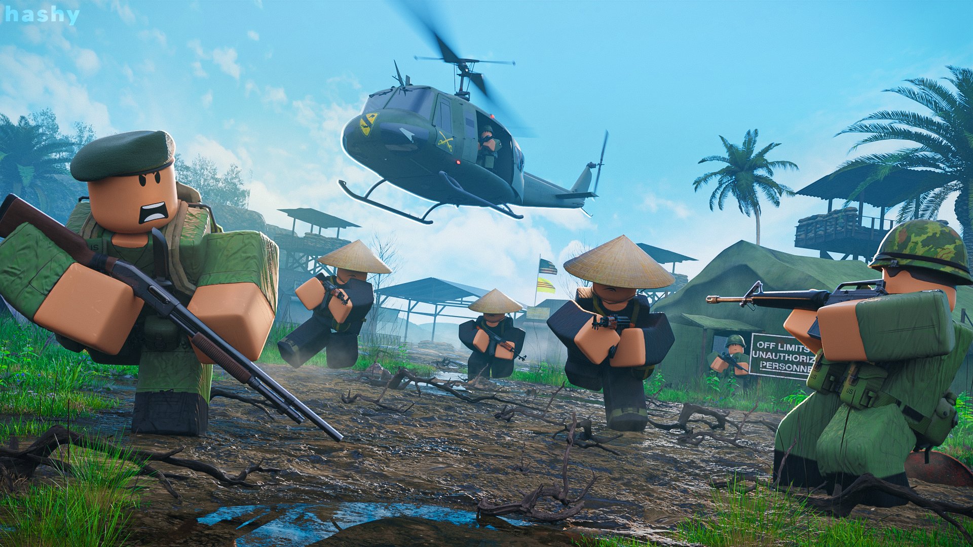 Roblox during the vietnam war