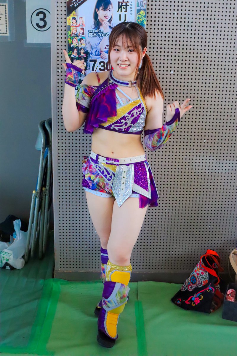 Kentaamu's tweet photo. #1日1アイスリボン　

#松下楓歩 選手

#iceribbon 
#はっぴぃかめら https://t.co/DL7Ye51B7n