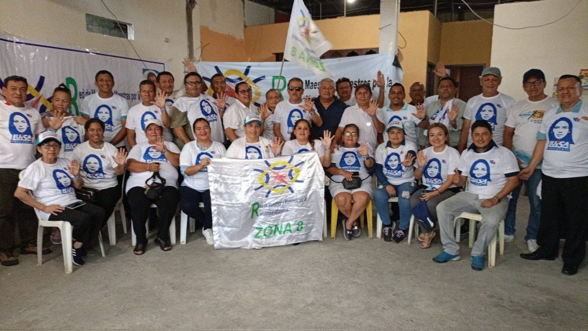 RedMaestrosZ8's tweet photo. El camino está trazado y nuestro compromiso es firme
Con #LuisayAndresPatriaOtraVez vamos a recuperar la Educación 
El #ResurgirDeLaPatria es posible y estamos en el camino correcto
@MashiRafael @LuisaGonzalezEc @ecuarauz @WilmerSantacru3 @BosquezHZ8 @tafurconsulting https://t.co/1VMBUsk4cs