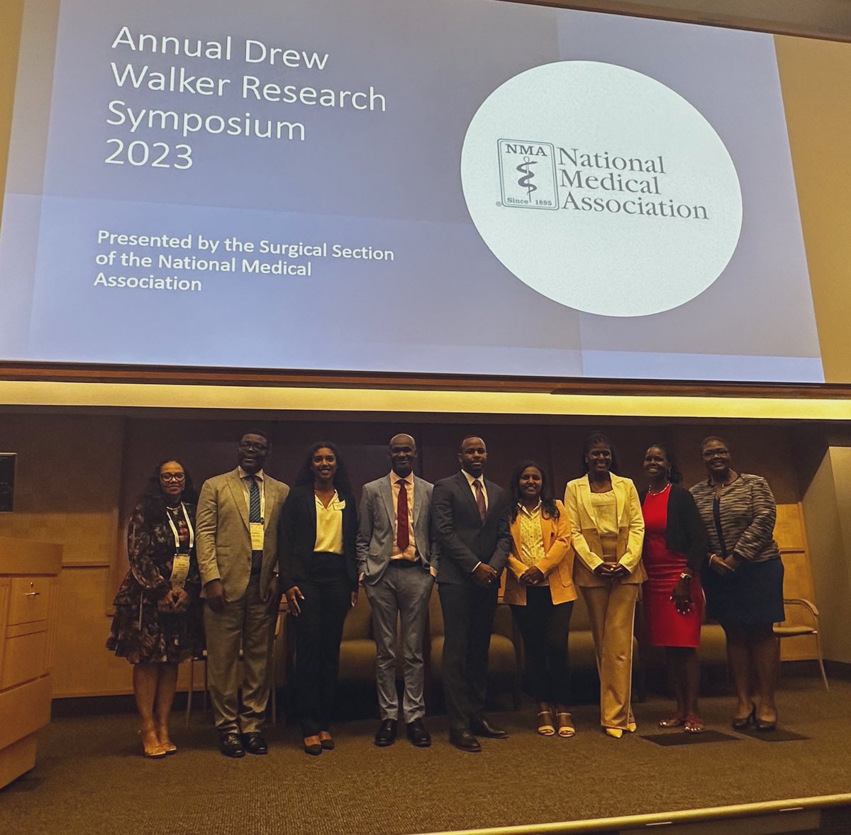 Grateful to the @NationalMedAssn and the organizers of the Drew Walker Research Symposium for the 1st place poster award @SMJohnsonMD. I truly enjoy representing @CMPedSurg and @HowardUGenSurg!