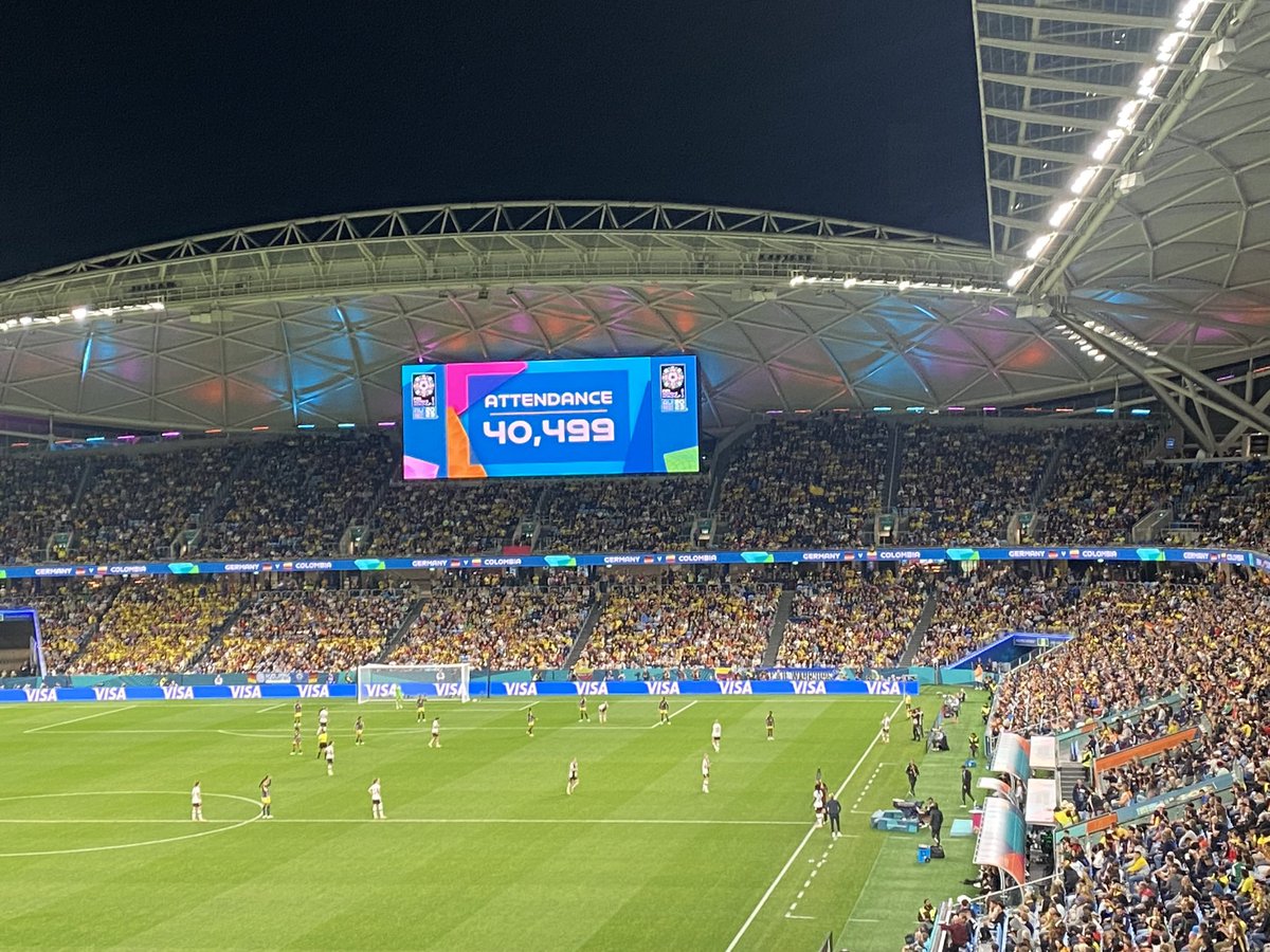 Sarah Zipp (@sarahzipp) on Twitter photo Wow. What a match! #FIFAWomensWorldCup is on fire!!! 🔥 We had a blast with 40k other screaming fans, most of them Colombian. Wow. What a match! #FIFAWomensWorldCup is on fire!!! 🔥 We had a blast with 40k other screaming fans, most of them Colombian.