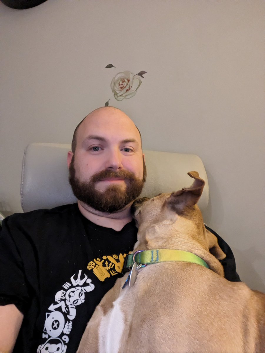 WolfLeader9067's tweet photo. Pup thinks he's a lap dog... We haven't disillusioned him yet https://t.co/LESc3o3Ixp