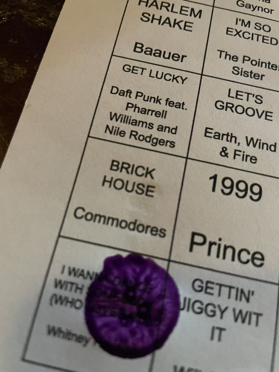 scootette's tweet photo. Playing music bingo with @KatrinaLColeman. Found a square that made me think of the incredible @gurleygurl. #halloween https://t.co/n5n3kOyRYu