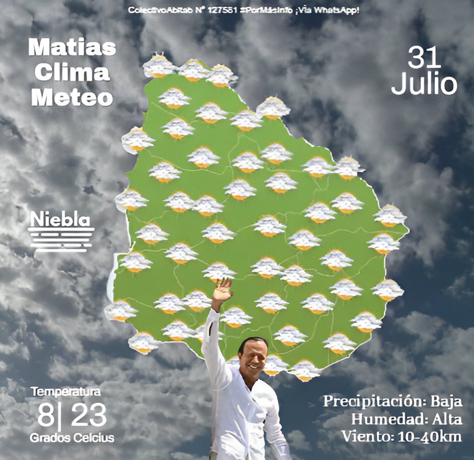 AficionadoMeteo's tweet photo. Lunes 31 de Julio| Nieblas y neblinas. Frío a templado en la tarde. Con cielo períodos claro y nuboso a nuboso. Viento variable: Suave y algo moderado, períodos de rachas. #Aviso - Por uno/s días con aumento de temperaturas más #primaverales #veraniegas hasta el miércoles 02| https://t.co/WojBLgsEsg