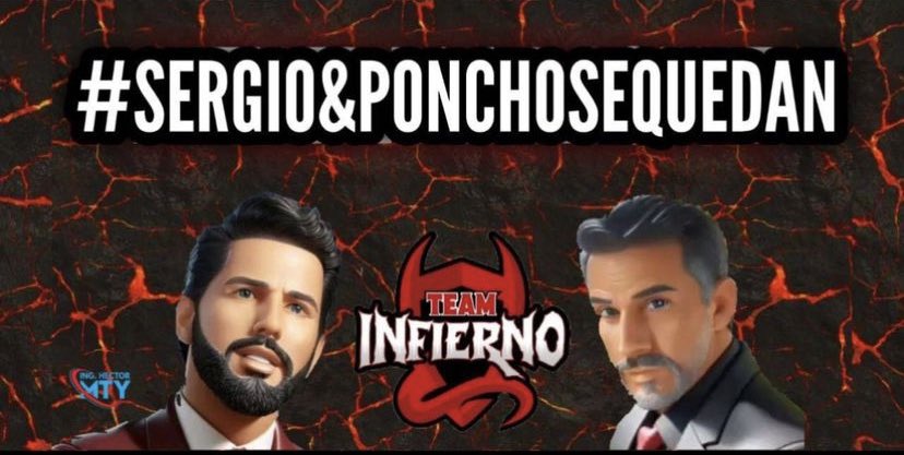 MxFarandula's tweet photo. Nunca he pedido esto pero, ahora si VOTEMOS POR SERGIO Y PONCHO.

La verdad me aburre el Albacete y siempre lo ponen en las cámaras y para variar en TODAS.

Votemos por el INFIERNO.

#FueraJorge
#FueraJorgeLosa
#Lacasadelosfamososmx https://t.co/e882fROyJT