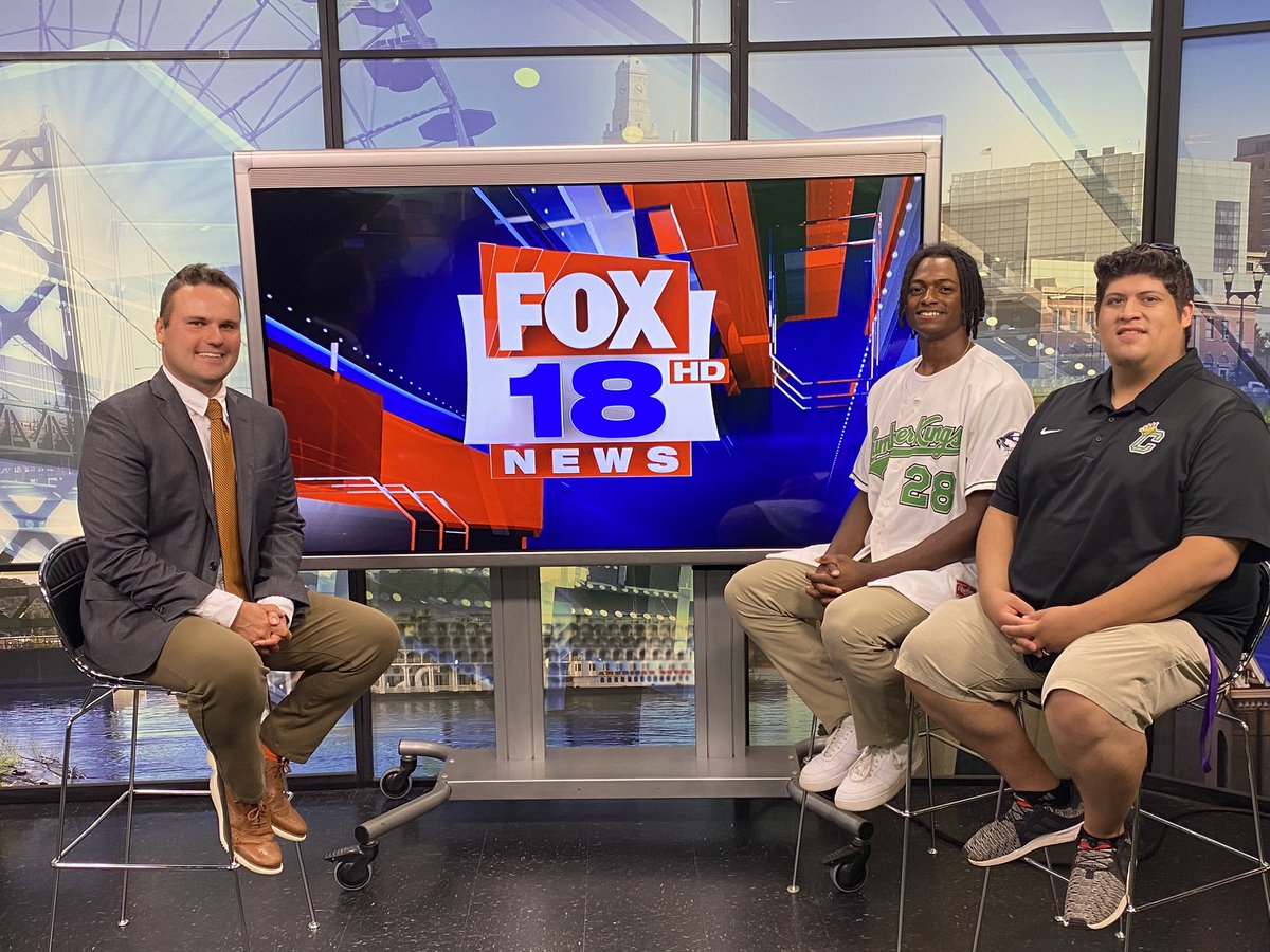 NCouz's tweet photo. Catch the @LumberKings @AndresOnAir on @YourFox18 Sports Sunday at 9:35! https://t.co/73b0xiBEpe