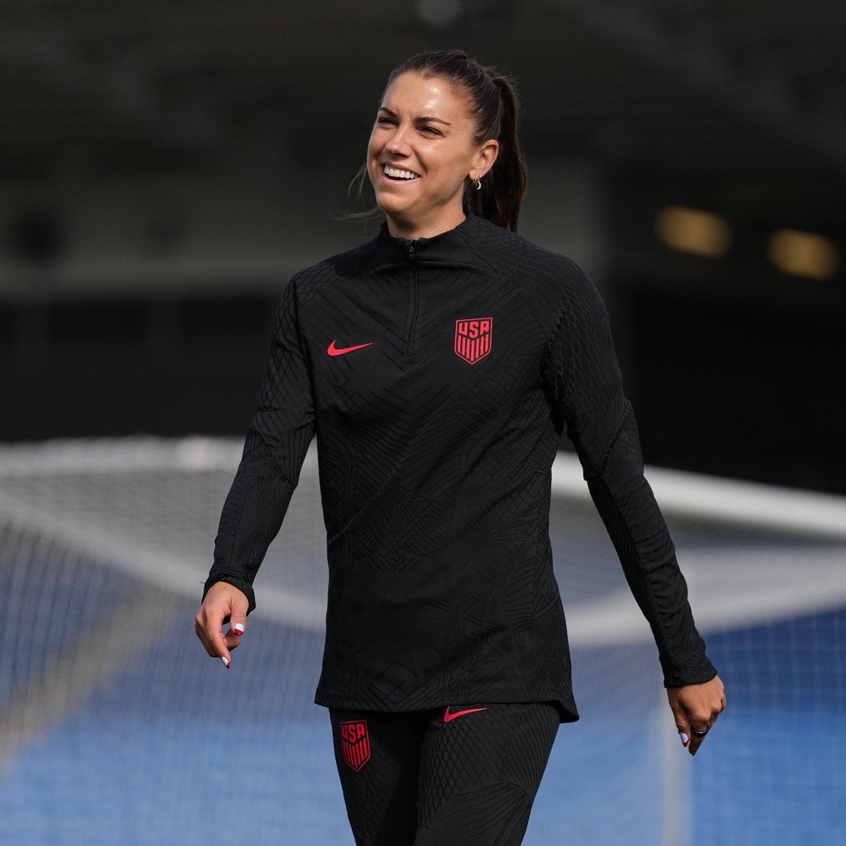 USWNT's tweet photo. MD-1 smiles 😃 https://t.co/tepCSoN512