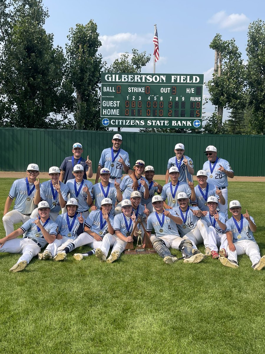 2023d2state's tweet image. State champions: Sleepy Eye 
Congratulations!!!!