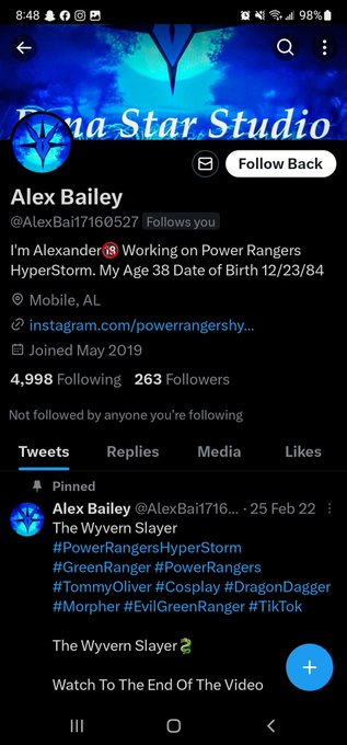 Please report Alexander Bailey! He has been stalking me for over 3 years! Even my bf an he said my bfs<a href="/tag/tiktokisgayphobic"class="tags"><span>#tiktokisgayphobic</span></a>