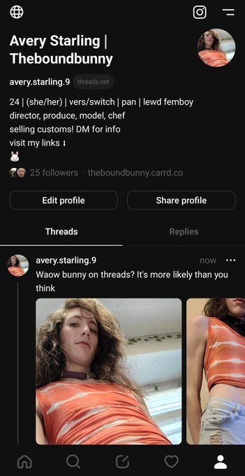 I bit the bullet and made a threads account. Go follow me there!  Idk what I'm gonna post yet but I need