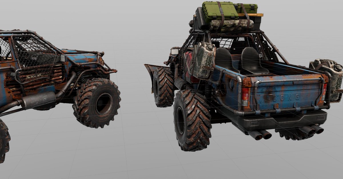 New 4x4 vehicle work in progress. Supports 5 players, and an assortment of mods to improve it. Coming to a A22. Great work by Justin, James and Yongha. Stay tuned!