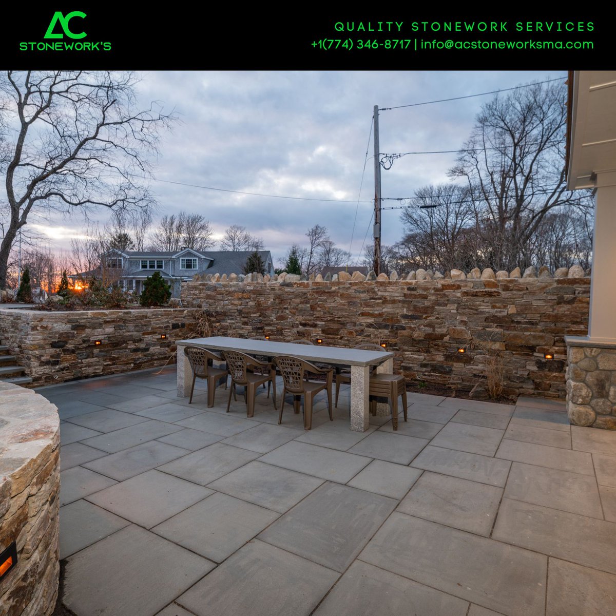 acstoneworksma's tweet image. Check out one of our works!
Recreation Area with External Kitchen!
Request a free quote with us!

Access our site:acstoneworksma.com
Call +1(774) 346-8717

#acstoneworks #stoneworkservices #stonecontractor #ma #massachusetts #recreationarea #externalkitchen #kitchen #stone