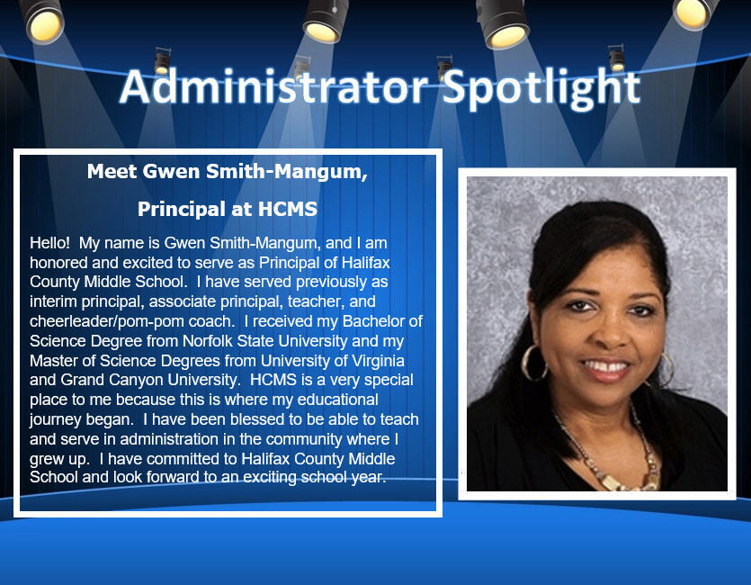 HCPSDistrict's tweet photo. Leading up to the start of the new school year, we are spotlighting our administrators! Learn more about them as a leader and person. Stay tuned for more spotlights! https://t.co/J5Bnu3Q2bT