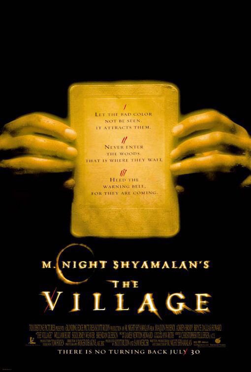 FilmNewsNos's tweet photo. 🎬MOVIE HISTORY: 19 years ago today, July 30, 2004, the movie ‘The Village’ opened in theaters!
@BryceDHoward #JoaquinPhoenix #AdrienBrody #WilliamHurt #SigourneyWeaver #BrendanGleeson #CherryJones #CeliaWeston #JesseEisenberg #JudyGreer #JayneAtkinson #MNightShyamalan https://t.co/nkLeqUVrVN