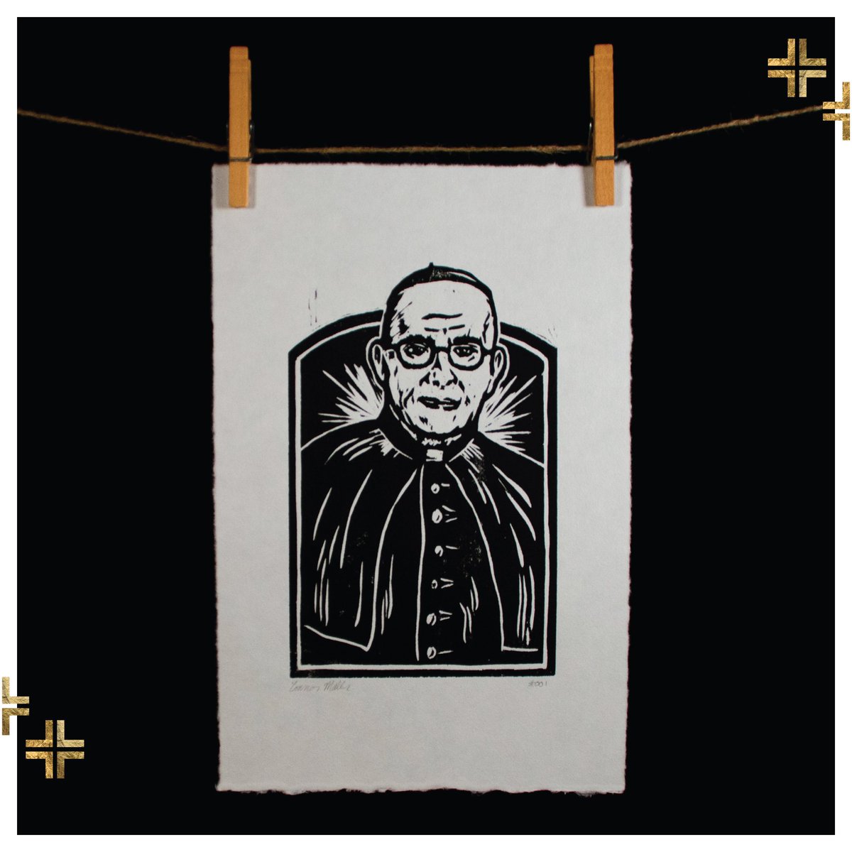 cmillervisuals's tweet photo. I am grateful to have been invited to create art for the National Eucharistic Revival’s American Eucharistic Witness series. Our first witness, Cardinal Francis George, was highlighted this month! Read more: https://t.co/JY621nSpBq https://t.co/G2lr6QIALL
