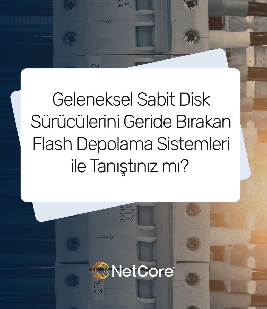 Flash Depolama Sistemi, yarı iletken hafıza teknolojisi olan flash bellek düzeni ile çalışan bir depolama sistemidir.

Depolama çözümleri ve daha fazlası için netcore.com.tr adresini ziyaret edin!

#netcore #entegrasyon #bilişim #bilgiteknolojileri #flashstorage