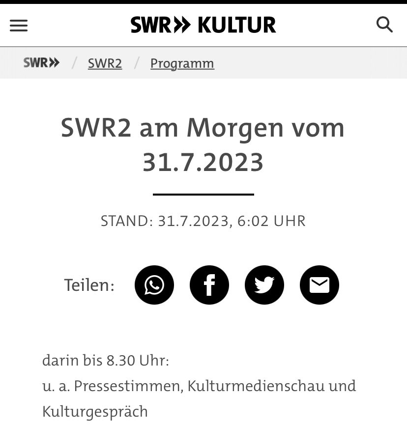 Gleich um 8 Uhr spreche ich auf SWR2 live über Friedrich Merz und die CDU. @SWR2