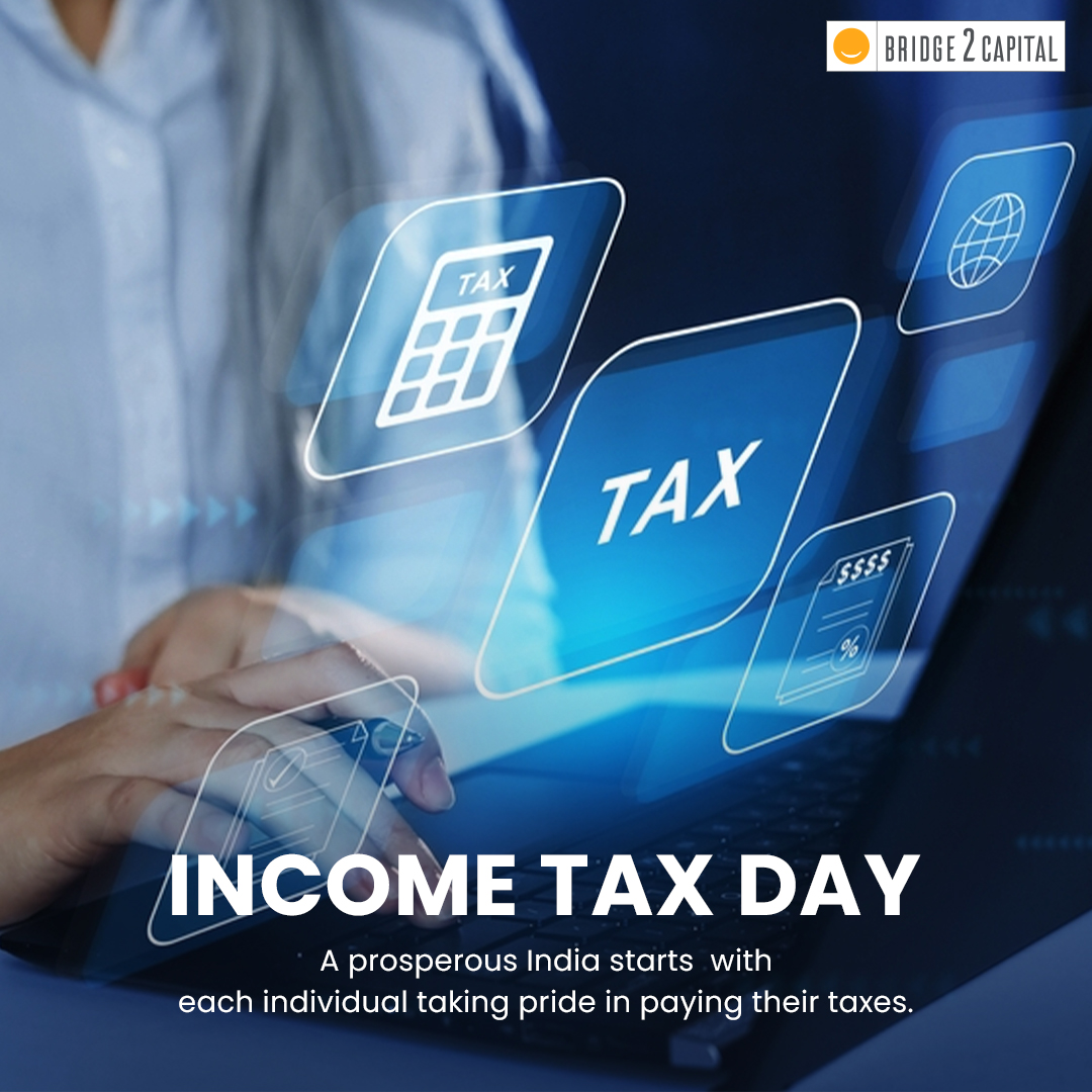 bridge2capital's tweet image. As we observe Income Tax Day, let's acknowledge the fact that a prosperous nation relies on its citizens diligently complying with taxation policies.

Together, let's contribute to a brighter future for our nation.
#Xtracap #Bridge2Capital #ChannelFinancing #Business #Tax