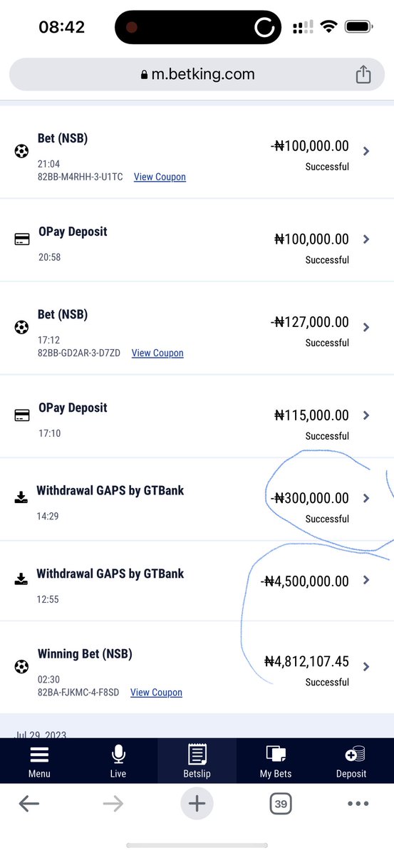 KgsbCommunity's tweet photo. This is the reason why we should be using a reputable bookies to play.

I won 4.8MILLION since 29th July 2023 and @BetKingNG refuse to pay 4.5M Naira first withdrawal while they only pay 300K second withdrawal of the amount I won this morning. 

I avoid issues @BetKingNG. If this is not settled today, you will hear from my Laywer and a petition will be written to the National Lottery commission. I have all evidence to be used again you.

Kindly find attached and act fast before I take actions legally. @BetKingNG @NatLotteryNG 

RT 🙏
@mrbayoa1 @sportingking365 @TheLockTips @HouseOfAmbers