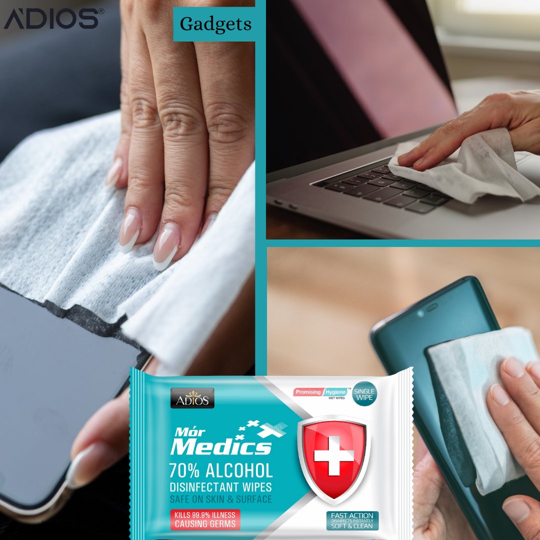 adioswetwipes's tweet photo. 🌟Keep your gadgets clean and sparkling with our amazing alcohol wipes! 🌟 Your gadgets deserve the best care, and our wipes are the perfect solution to maintain their shine.
Visit Our Website : https://t.co/MhrDmOuvyV
.
.
#alcoholwipes #gadgetcare #cleandevices #techcleaner https://t.co/zUEdNjZdxs