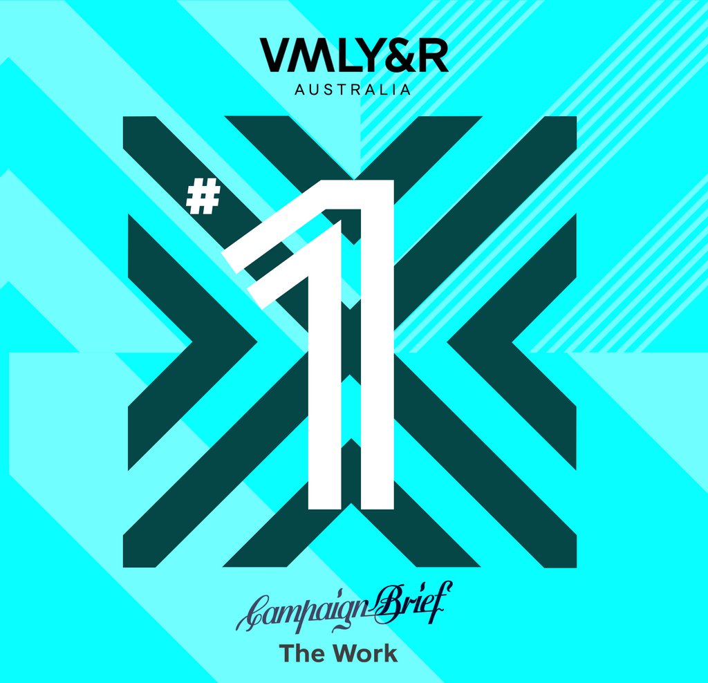 So proud and humbled to have received the top spot in Campaign Brief's The Work 2023 Australia! A humungous congrats to our teams across Australia and to our client partners for the amazing collaboration day in and out. Check out the work: l8r.it/aUtv #wearevmlyr